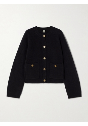 TOTEME - Wool-blend Cardigan - Black - xx small,x small,small,medium,large,x large