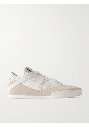 Chloé - Kick Suede, Mesh And Leather Sneakers - Cream - IT35,IT36,IT37,IT38,IT39,IT40,IT41,IT42