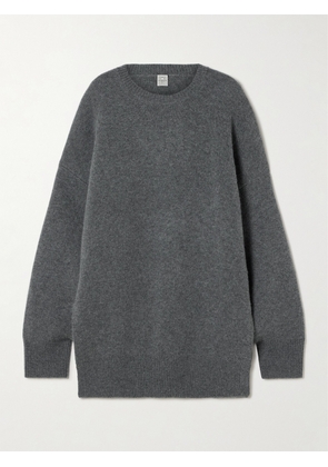 TOTEME - Oversized Wool-blend Sweater - Gray - xx small,x small,small,medium,large,x large