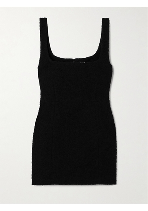 TOTEME - Wool-blend Bouclé Top - Black - DK32,DK34,DK36,DK38,DK40,DK42