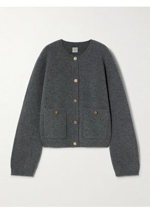 TOTEME - Wool-blend Cardigan - Gray - xx small,x small,small,medium,large,x large