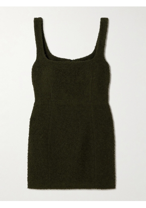 TOTEME - Wool-blend Bouclé Top - Green - DK32,DK34,DK36,DK38,DK40,DK42