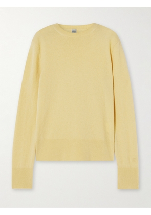 TOTEME - Cashmere Sweater - Yellow - xx small,x small,small,medium,large,x large