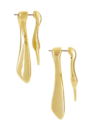 Jenny Bird Lisieux Ear Jacket in Metallic Gold.