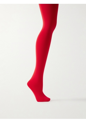 WARDROBE.NYC - Opaque Tights - Red - xx small,x small,small,medium,large,x large