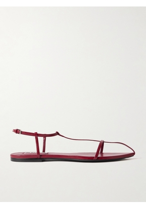 Jil Sander - Leather Sandals - Red - IT36,IT36.5,IT37,IT37.5,IT38,IT38.5,IT39,IT39.5,IT40,IT40.5,IT41