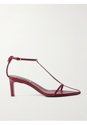 Jil Sander - Leather Sandals - Red - IT36,IT36.5,IT37,IT37.5,IT38,IT38.5,IT39,IT39.5,IT40,IT41