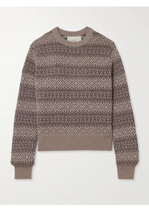 Purdey - Kirkstone Fair Isle Cashmere Sweater - Brown - xx small,x small,small,medium,large