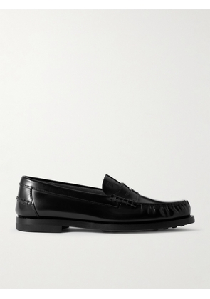 Tod's - Gathered Leather Loafers - Black - IT35,IT36,IT36.5,IT37,IT37.5,IT38,IT38.5,IT39,IT39.5,IT40,IT40.5,IT41,IT41.5,IT42