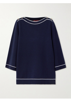 Gucci - Piped Wool Sweater - Blue - XS,S,M,L,XL,XXL