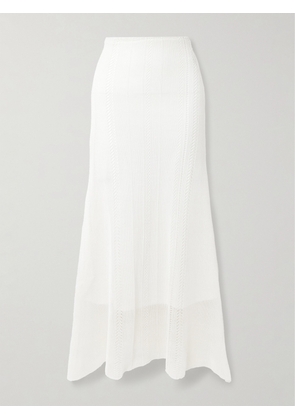 Faithfull - Treillis Crocheted Cotton-blend Maxi Skirt - White - x small,small,medium,large,x large,xx large