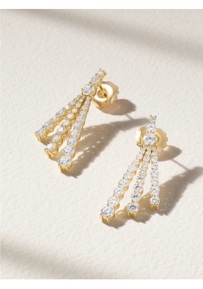 Melissa Kaye - Sydney Small 18-karat Gold Diamond Earrings - One size