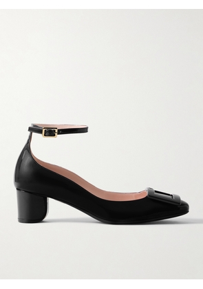 Roger Vivier - 45 Buckled Patent-leather Pumps - Black - IT36,IT36.5,IT37,IT37.5,IT38,IT38.5,IT39,IT39.5,IT40,IT40.5,IT41,IT41.5,IT42
