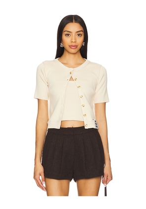 Free People x We The Free Ny Twosie Set in Cream. Size M. Also in XS, S, L, XL.