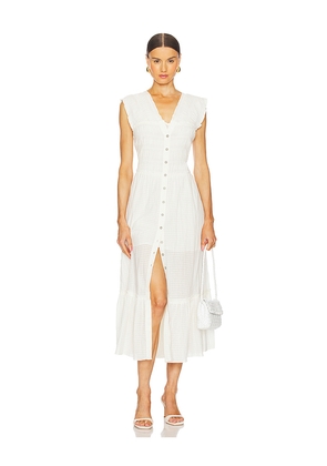 Free People Desert Dazed Midi Dress in White. Size L. Also in XL.