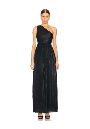 House of Harlow 1960 x REVOLVE Claire Pleated Gown in Black. Size M. Also in XXS, XS.