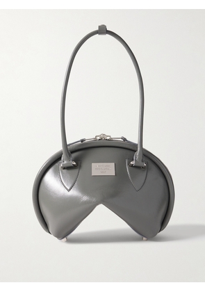 Acne Studios - Bowlina Leather Shoulder Bag - Gray - One size
