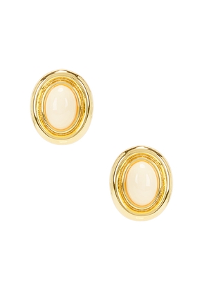 Heaven Mayhem Prize Earrings in Cream.