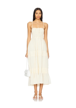 Free People x free-est Taking Sides Maxi Dress In Wet Plaster in Ivory. Size L. Also in XL.