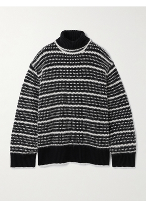 TOTEME - Wool-blend Turtleneck Sweater - Black - xx small,x small,small,medium,large,x large