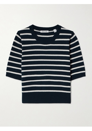 Veronica Beard - Shana Striped Cashmere Sweater - Blue - xx small,x small,small,medium,large,x large