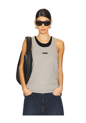 Fear of God ESSENTIALS Tank Top in Grey. Size L. Also in XS, S, M.