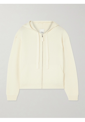 Allude - Wool And Cashmere-blend Hoodie - Cream - x small,small,medium,large,x large