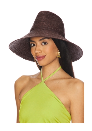 Janessa Leone Colette Hat in Brown. Size L. Also in S.