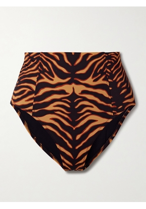 Ulla Johnson - Zahara Tiger-print Bikini Briefs - Multi - x small,small,medium,large,x large