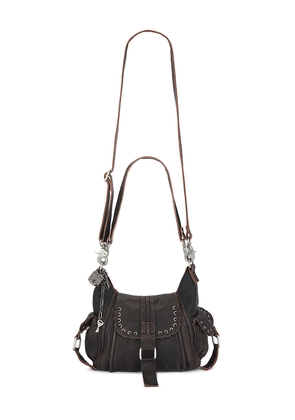 Free People x We The Free Baby Leigh Bag in Charcoal.