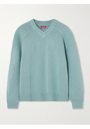 STAUD - Wilson Wool-blend Sweater - Green - x small,small,medium,large,x large