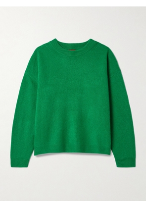 STAUD - Serrano Cashmere Sweater - Green - x small,small,medium,large