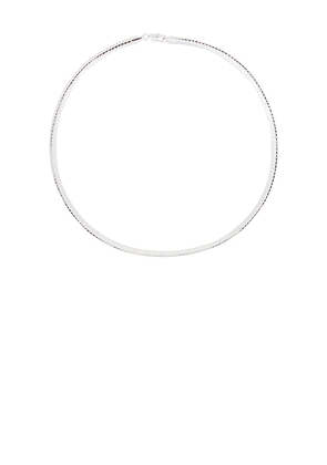 Heaven Mayhem Lara Necklace in Metallic Silver.