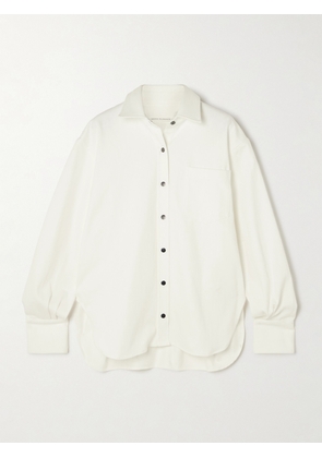 Maria McManus - Oversized Organic Cotton-twill Shirt - White - x small,small,medium,large