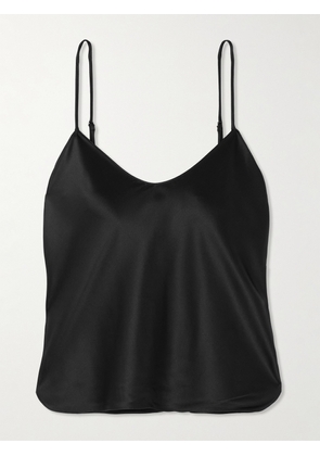 ÉTERNE - Mila Silk-blend Satin Camisole - Black - x small,small,medium,large,x large