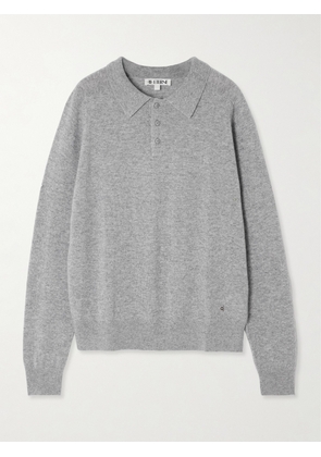 ÉTERNE - Brady Cashmere Polo Sweater - Gray - XS/S,M/L,L/XL