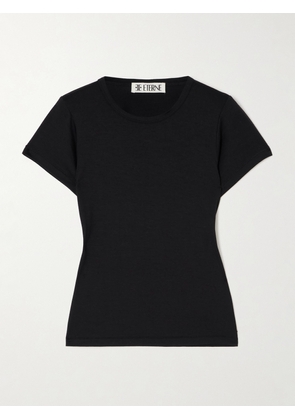 ÉTERNE - Stretch-modal Jersey T-shirt - Black - x small,small,medium,large,x large
