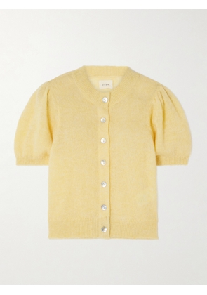 DÔEN - Anisa Alpaca-blend Cardigan - Yellow - x small,small,medium,large,x large