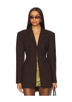 Gestuz Stellanor Blazer in Mole in Brown. Size 38. Also in 40.