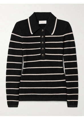 Zimmermann - Crush Striped Stretch-knit Top - Black - 00,1,2,3,4