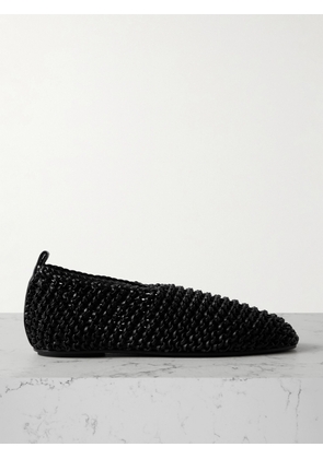 TOTEME - Woven Leather Ballet Flats - Black - IT35,IT36,IT37,IT38,IT39,IT40,IT41,IT42