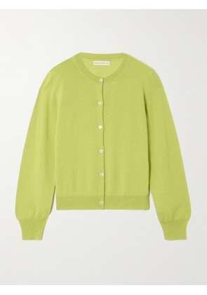 &Daughter - Enya Cashmere And Cotton-blend Cardigan - Green - x small,small,medium,large,x large