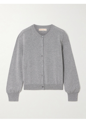 &Daughter - Enya Mélange Cashmere And Cotton-blend Cardigan - Gray - x small,small,medium,large,x large