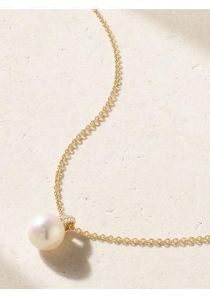 Mikimoto - 18-karat Gold, Pearl And Diamond Necklace - One size