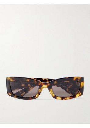 Oliver Peoples - + Khaite 1989c Rectangular-frame Tortoiseshell Acetate Sunglasses - One size