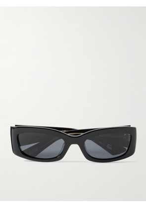 Oliver Peoples - + Khaite 1989c Rectangular-frame Acetate Sunglasses - Black - One size