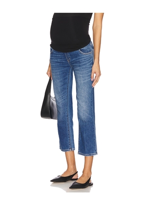 HATCH The Over The Bump Straight Maternity Jeans in Blue. Size 25. Also in 26.