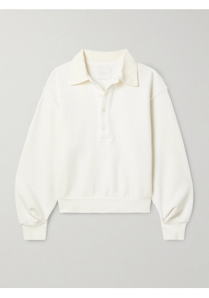 Citizens of Humanity - Remi Cotton-blend Jersey Sweatshirt - White - x small,small,medium,large,x large