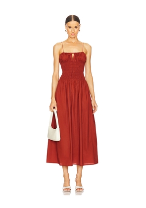 FAITHFULL THE BRAND x REVOLVE Aya String Midi Dress in Red. Size L. Also in XL.