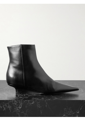 TOTEME - The Sharp Leather Ankle Boots - Black - IT36,IT37,IT38,IT39,IT40,IT41,IT42